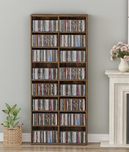 Shelf dvd storage - 16-shelf,