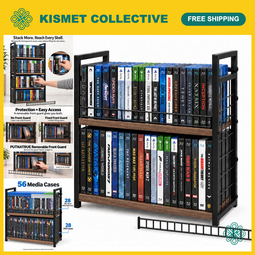 Tier dvd rack blu ray - rack, &