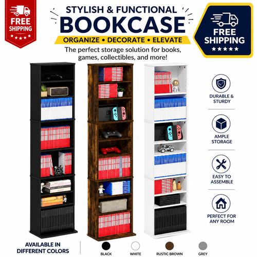 Shelf media storage tower - storage,